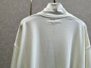 Balenciaga high collar long white sleeve - 3