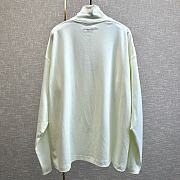 Balenciaga high collar long white sleeve - 2