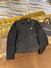 DG/AW leather jacket black sheepskin  - 5