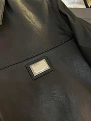 DG/AW leather jacket black sheepskin  - 3