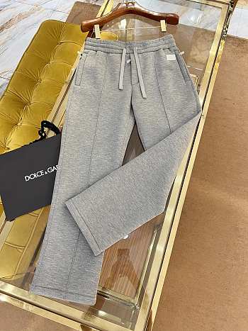  DG/AW casual pants YB air layer fabric custom-woven elephant gray trousers