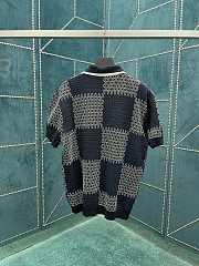 LV Lovers Logo Damier Motif Sweatshirt  - 3