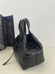 Dior Toujours Tote Bag Medium Black 28.5×21.5×19 cm - 6