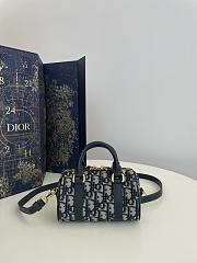 Dior Groove 16 Mini Bag Blue Dior Oblique Jacquard  16 x 11 x 8 cm  - 1