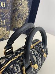 Dior Groove 16 Mini Bag Blue Dior Oblique Jacquard  16 x 11 x 8 cm  - 3