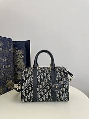 Dior Groove 25 Bag Blue Dior Oblique Jacquard  25 x 19 x 16 cm  - 1