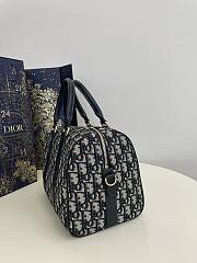 Dior Groove 25 Bag Blue Dior Oblique Jacquard  25 x 19 x 16 cm  - 3