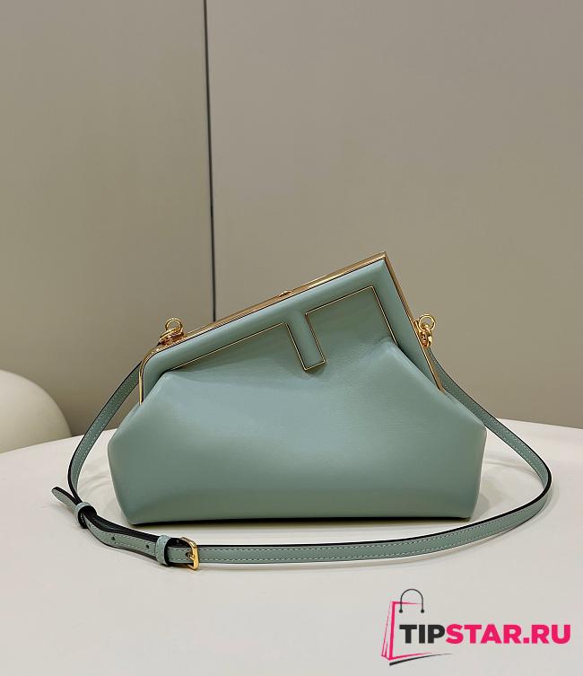 Fendi Light Green Small First Bag 27x18x10cm - 1