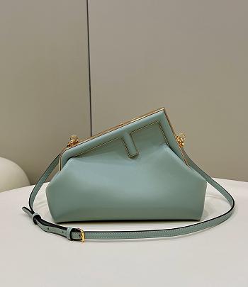 Fendi Light Green Small First Bag 27x18x10cm