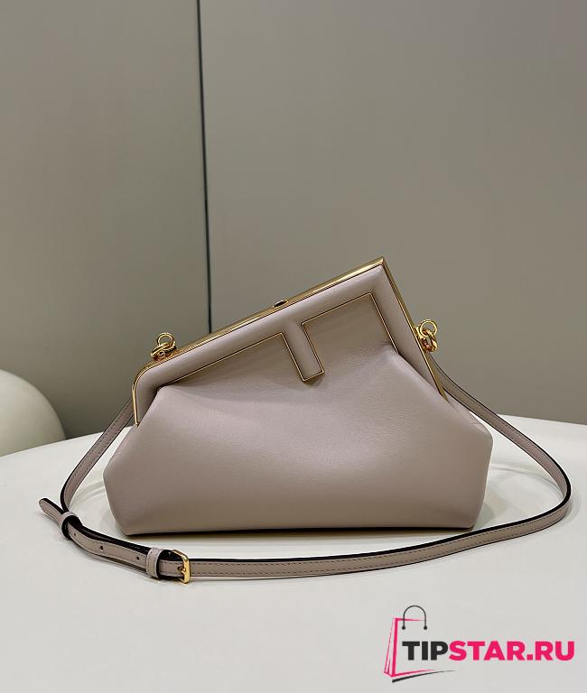 Fendi Light Brown Small First Bag 26x18x9.5cm  - 1