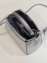 Fendi Peekaboo Mini Silvery 23cm x 18cm x 11cm - 6