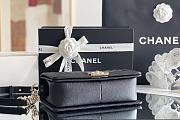 Chanel Chick Black V Pattern Bag 25x14.5x8cm - 5