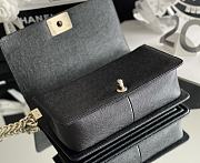 Chanel Chick Black V Pattern Bag 25x14.5x8cm - 4