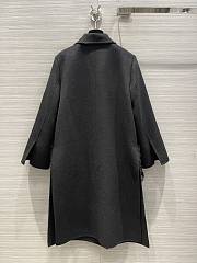 Fendi counter new handmade black coat - 6