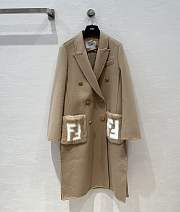 Fendi counter new handmade beige coat - 1