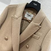 Fendi counter new handmade beige coat - 6