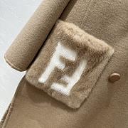 Fendi counter new handmade beige coat - 3