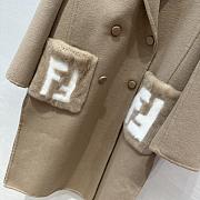 Fendi counter new handmade beige coat - 2