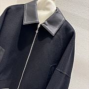 HM Handmade double-faced nylon cashmere black jacket - 3