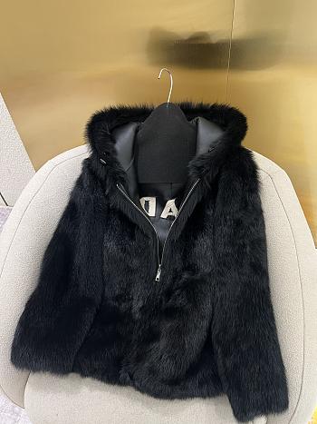 Prada Fur Black Coat