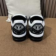 LV Style Small Fat Ding Bread Black Shoes - 3