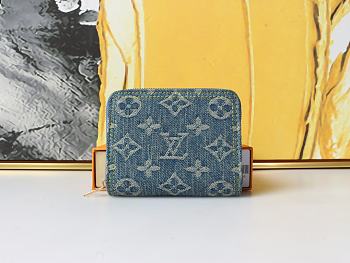 LV Monogram Jacquard Denim 11x8.5cm