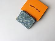 LV Monogram Jacquard Denim 11x8.5cm - 6