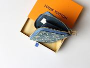 LV Monogram Jacquard Denim 11x8.5cm - 4