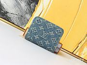 LV Monogram Jacquard Denim 11x8.5cm - 3