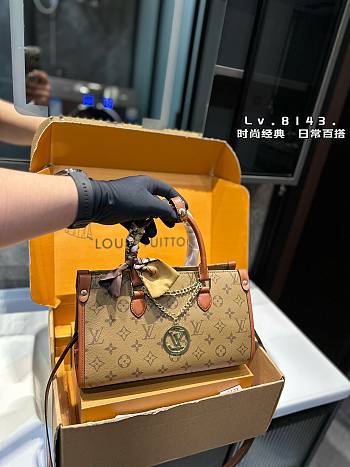 LV Tote's Texture Bag 29X17CM