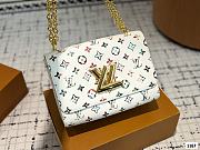 LV Twist White Chain Bag 23x16cm - 1