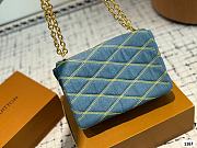 LV Twist Denim Chain Bag 23X16CM - 4