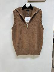 Chanel Knitted Brown Vests  - 1