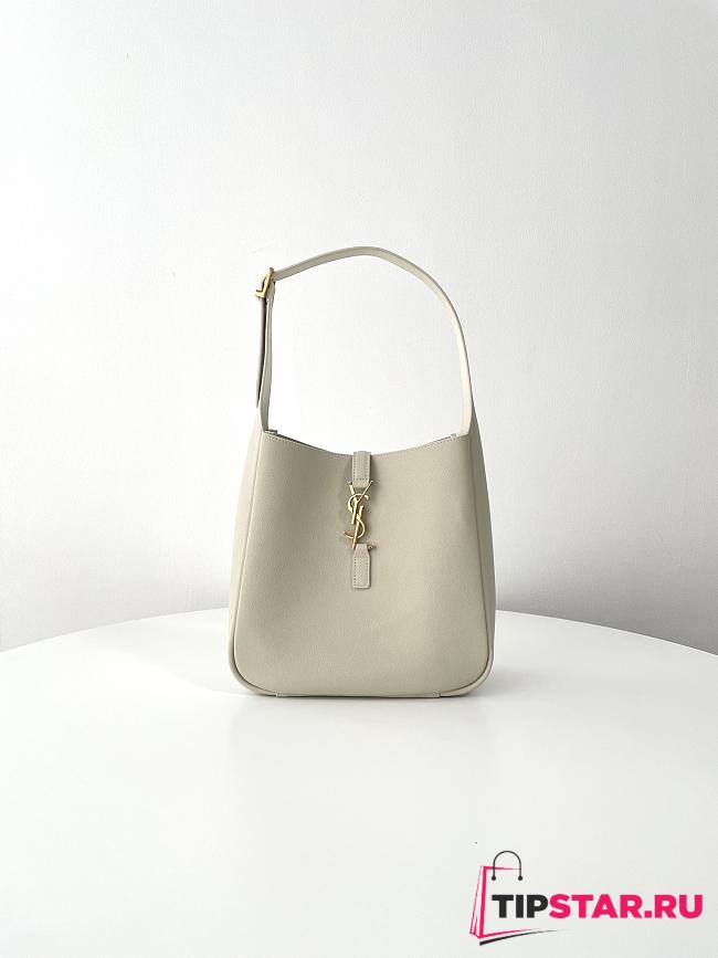 YSL Soft hobo retro cream white 23x22x8.5cm - 1