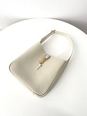 YSL Soft hobo retro cream white 23x22x8.5cm - 2