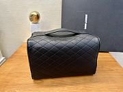 YSL Gaby Quilted Sheepskin Leather Cosmetic Bag 21x13x13 cm - 3