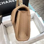 Chanel 23p Kelly Milk Tea Handle Bag 19*10*4.5cm - 6