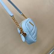 Bubberry Lola - Lona Camera Light Blue Bag 19 x 5.5 x 11cm - 5