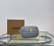 Bubberry Lola - Lona Camera Light Grey Bag 19 x 5.5 x 11cm - 1