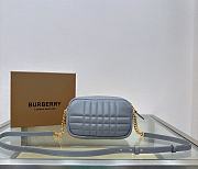 Bubberry Lola - Lona Camera Light Grey Bag 19 x 5.5 x 11cm - 4