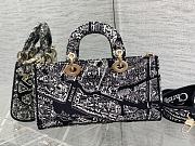 Dior D-roy Horizontal Paris Map Bag 26*13.5*5cm - 2