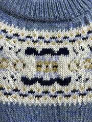 CL Fair Isle Blue Cardigan  - 6