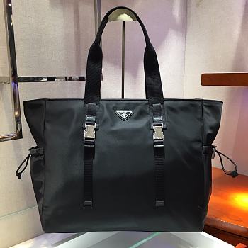 Prada Shopping Black Bag 41x34x16cm 