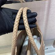 Prada Woven Beige Handbag 33x25x14.5cm - 6