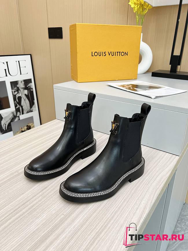 LV's new Chelsea Boots Black For Women  - 1