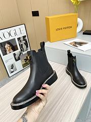 LV's new Chelsea Boots Black For Women  - 3