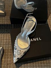 RENE CAOVILLA 24 new gem rhinestone white high heels  - 6