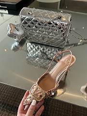 VALENTINO 24 new handmade rhinestone high heels  - 4