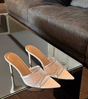 GIANVITO ROSSI Mesh Crystal Muller High Heels - 1