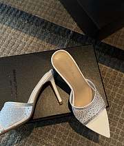 GIANVITO ROSSI Mesh Crystal Muller High Heels - 4